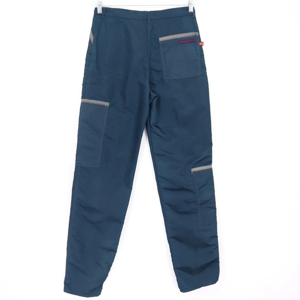 Panno d'or Vintage Mens Size 32 Nylon Cargo Pants Blue Techwear Gorpcore USA - Picture 2 of 7